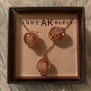 Anne Klein necklace and earring set.